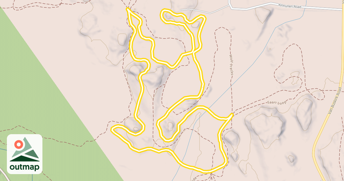 Map of Coyote Canyon