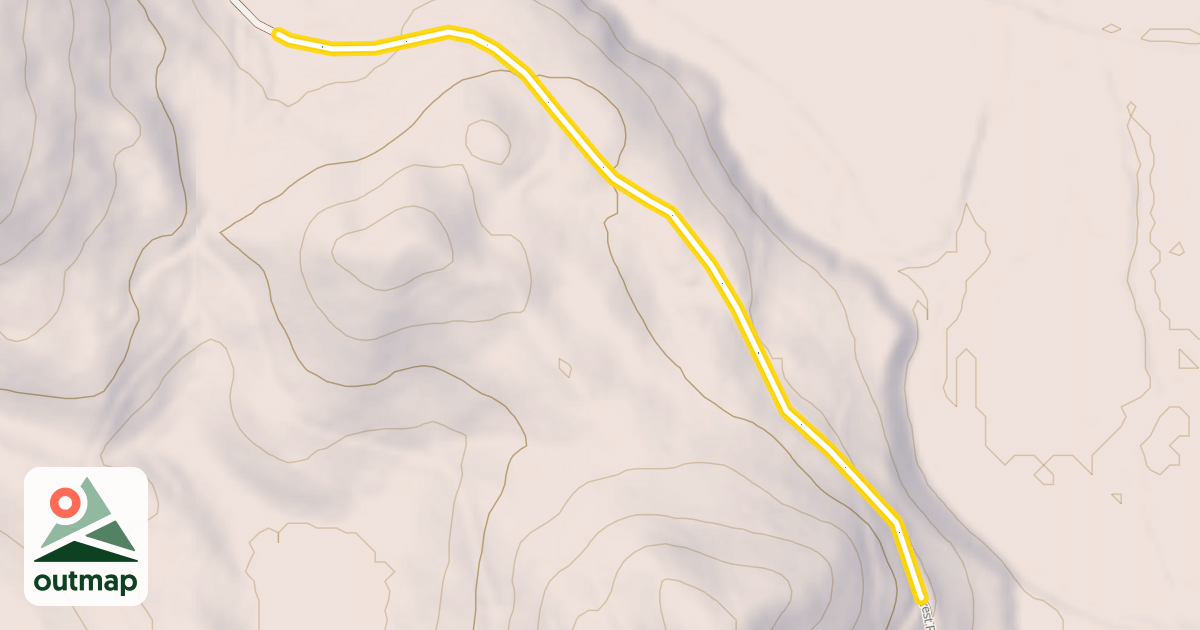 Map of Forest Road 5400-403