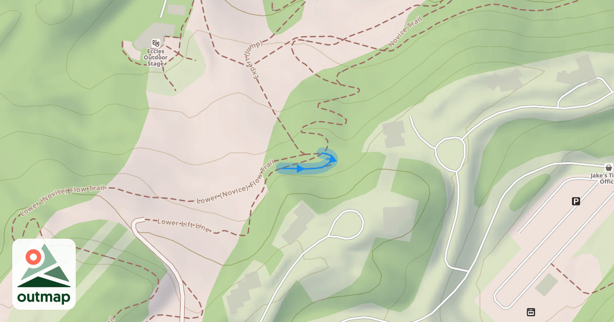 Map of Lower Lift Line
