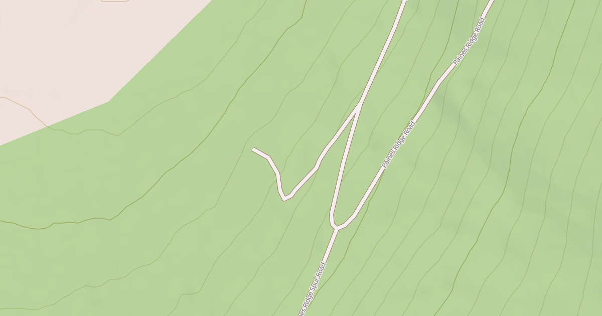Map preview of PAINES RIDGE SPUR