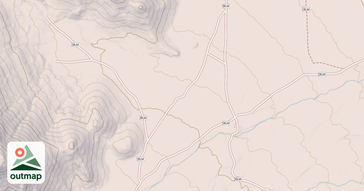 Map of BLM National GTLF Public Motorized Roads 851964e7-11c8-4143-8776-9bc240a4c380