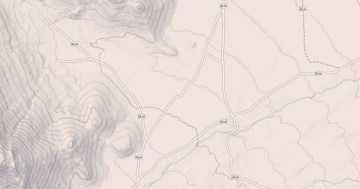 Map preview of BLM National GTLF Public Motorized Roads 851964e7-11c8-4143-8776-9bc240a4c380