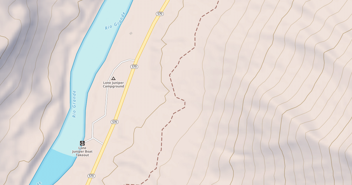 Map preview of La Senda Del Medio Trail