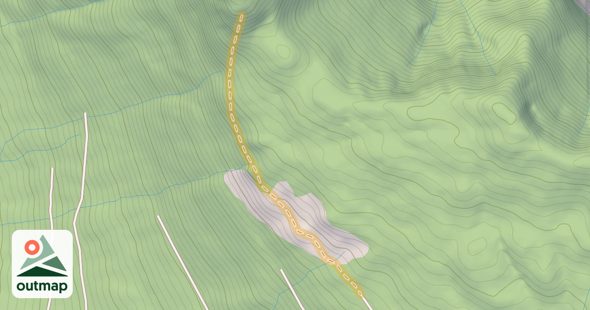 Map of Blue Trail