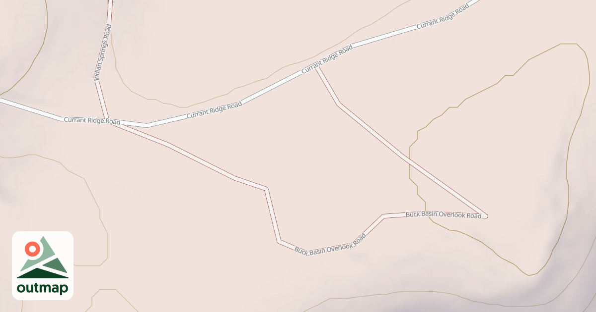 Map of BUCK BASIN OVERLOOK