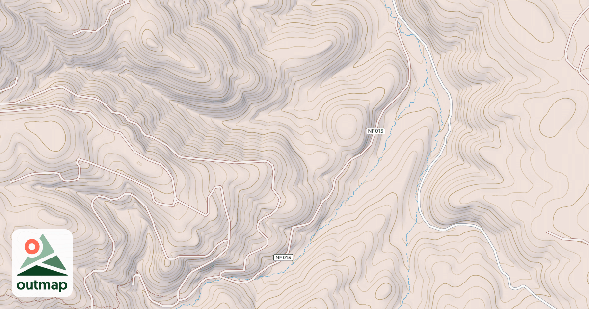 Map of S525A LICK CREEK