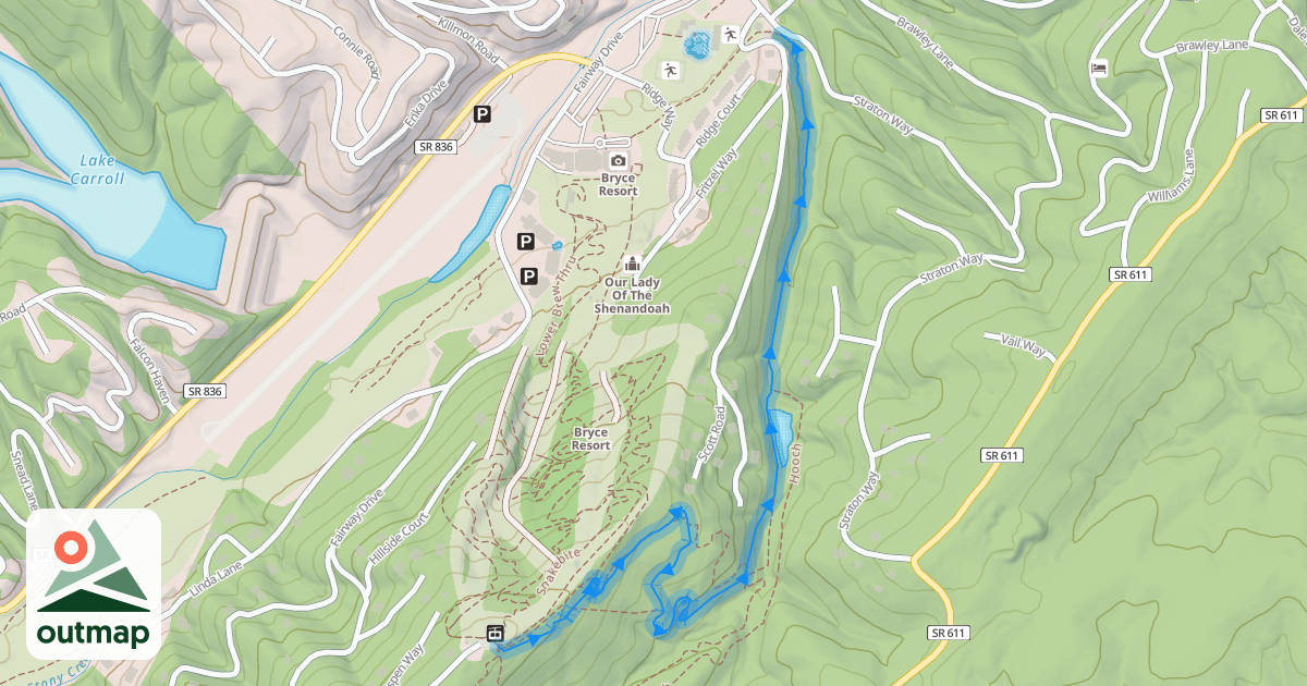 Map of Old Fashioned