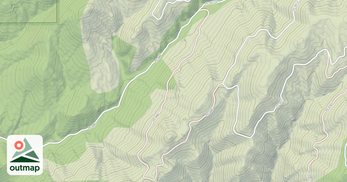 Map of (FDR) ROBBINS GULCH