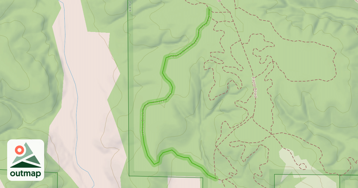 Map of Yellow Brick Road - Kinsey Park