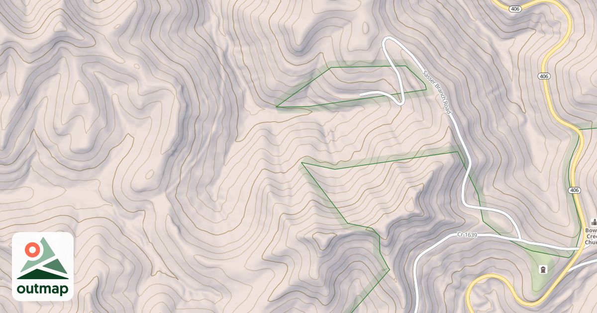 Map of OLD HOUSE RIDGE