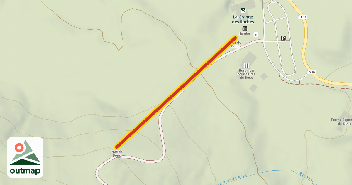 Map of Prat de Bouc