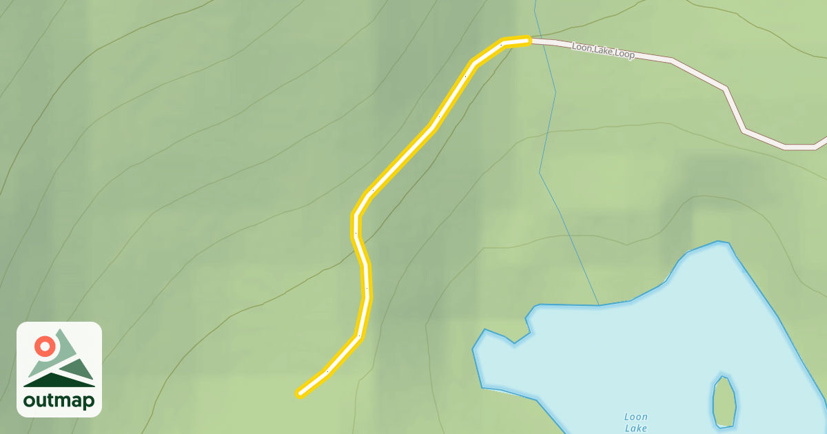 Map of Loon Lake Loop