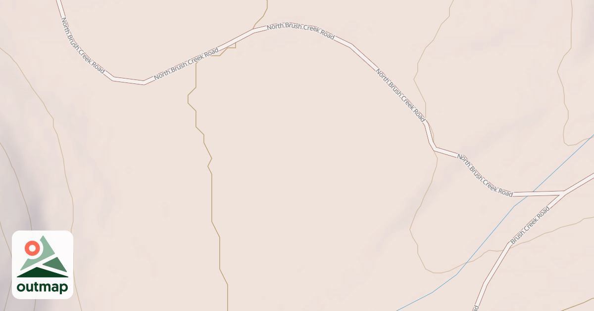 Map of BRUSH CREEK