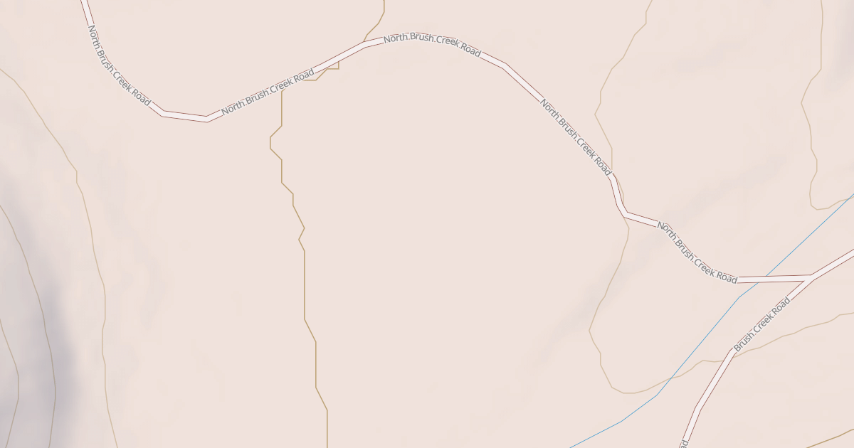 Map preview of BRUSH CREEK
