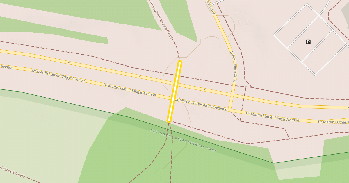 Map preview of Campbell Creek Trail