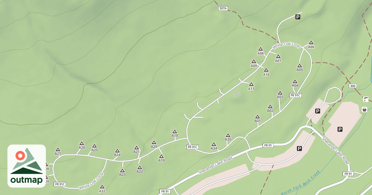 Map of 'A' LOOP