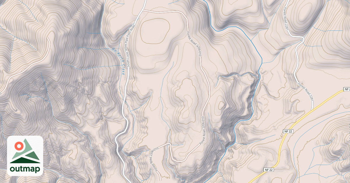 Map of USFS National Forest System Roads {8D2867F5-E36A-42D1-B309-E6C258E5FA0B}