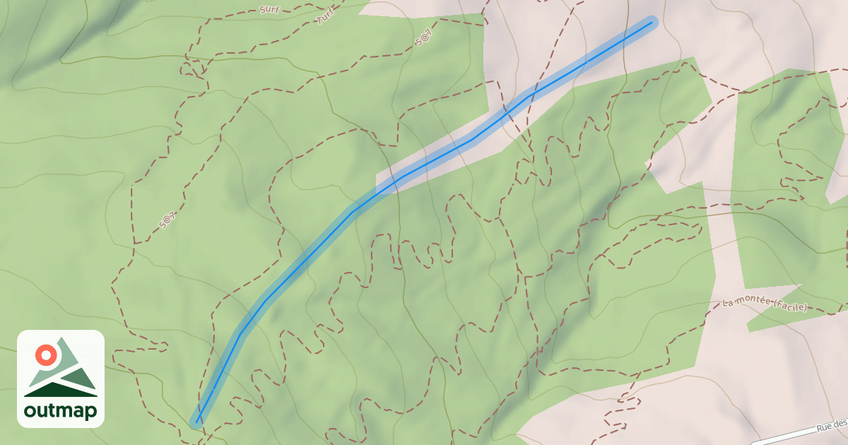 Map of La Cuve