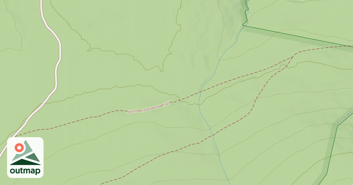 Map of North Brookwood