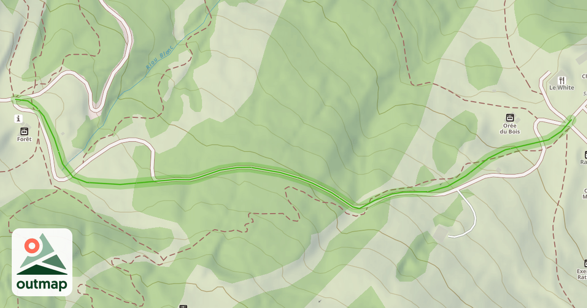 Map of Lièvre Blanc