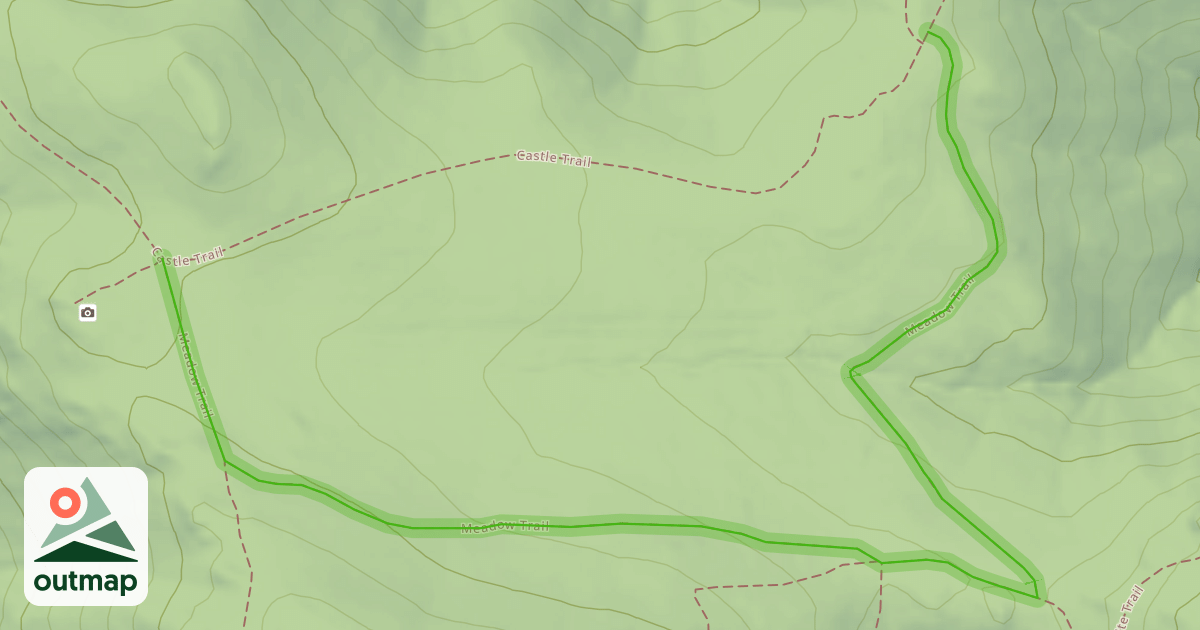 Map of Meadow Trail