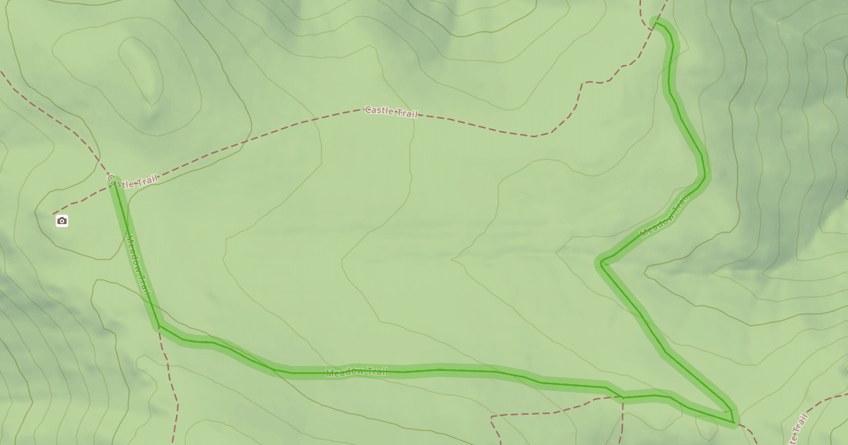 Map preview of Meadow Trail
