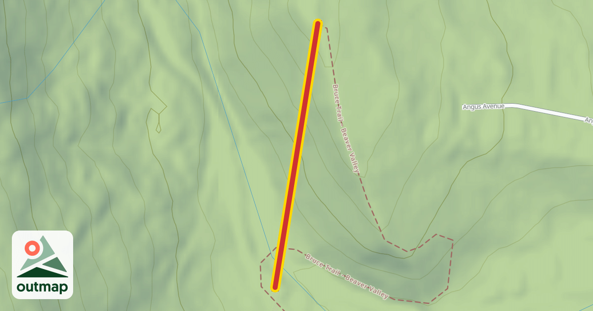 Map of Au Chute Double Chair