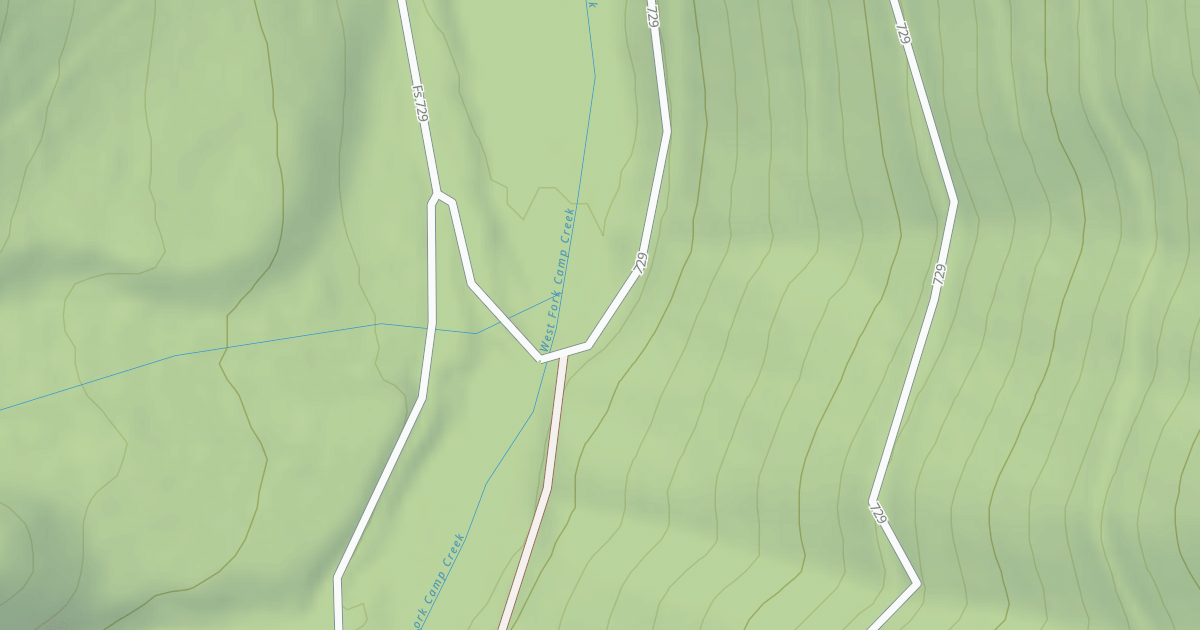 Map preview of (FDR) WEST FORK CAMP CREEK