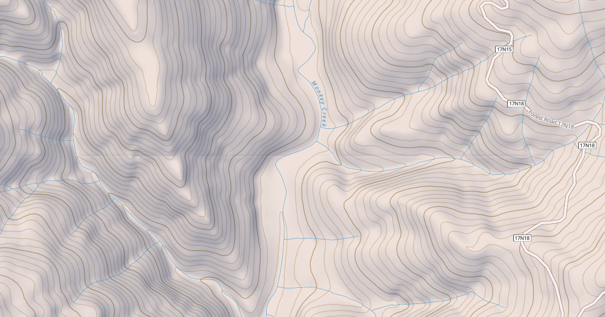 Map preview of MIDDLE FORK