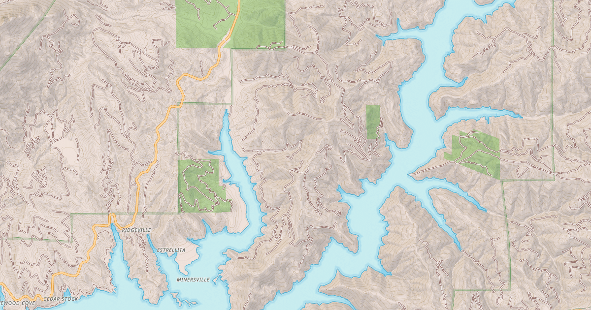 Map preview of BOWERMAN RIDGE