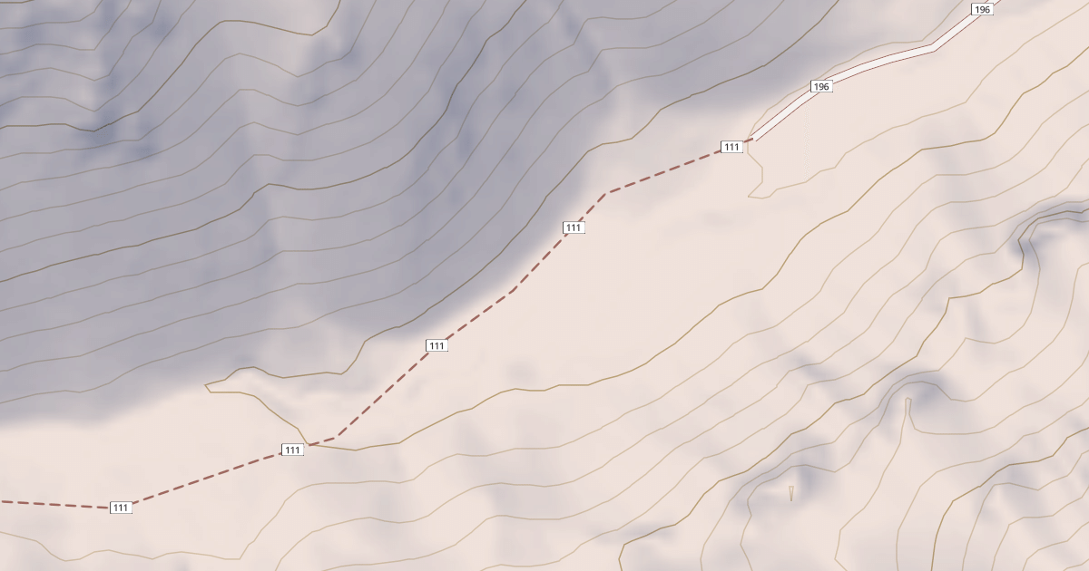 Map preview of Webber Creek - Divide Creek