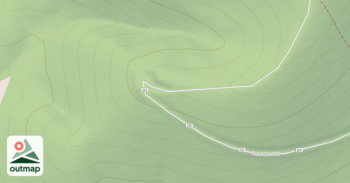 Map of PORTER MTN