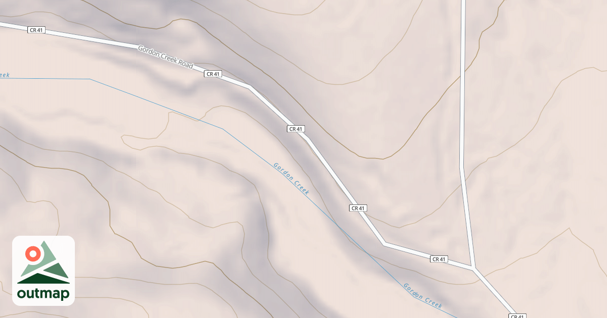 Map of GORDON CR