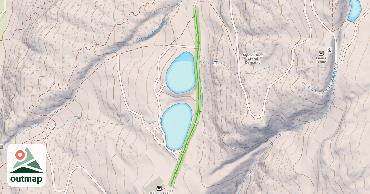 Map of Boulevard des Marmottes