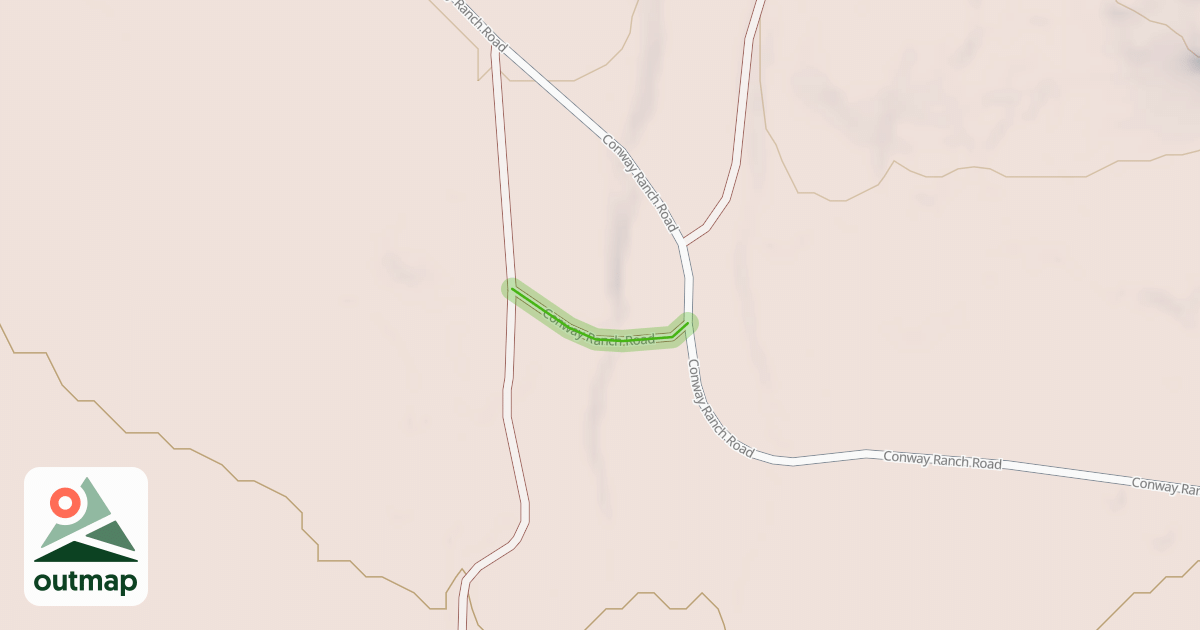 Map of Conway Ranch Road