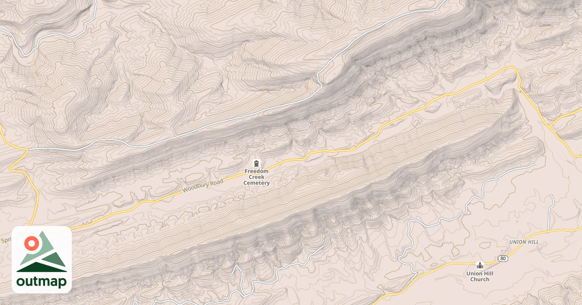 Map of FREEDOM CREEK
