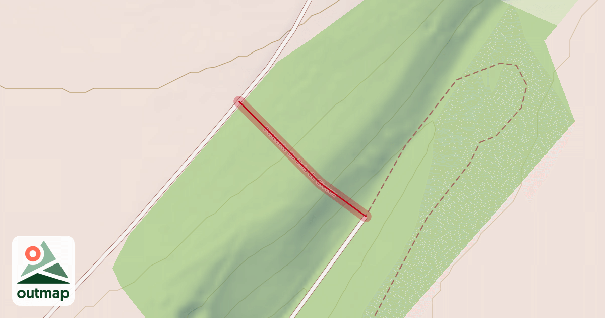 Map of Descente du Bois de Giveau