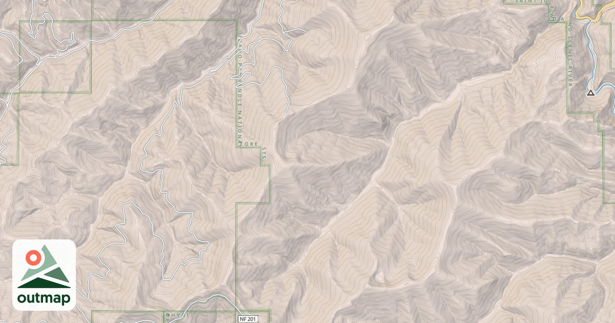 Map of CONRAD PEAK