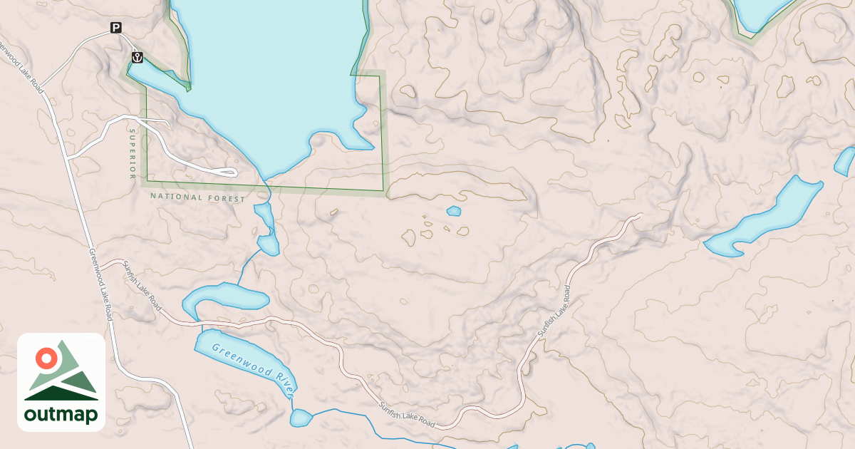 Map of GREENWOOD LAKE SPUR K
