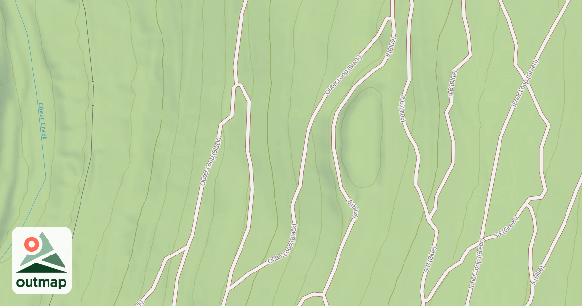 Map of Rock Run ATV Trails