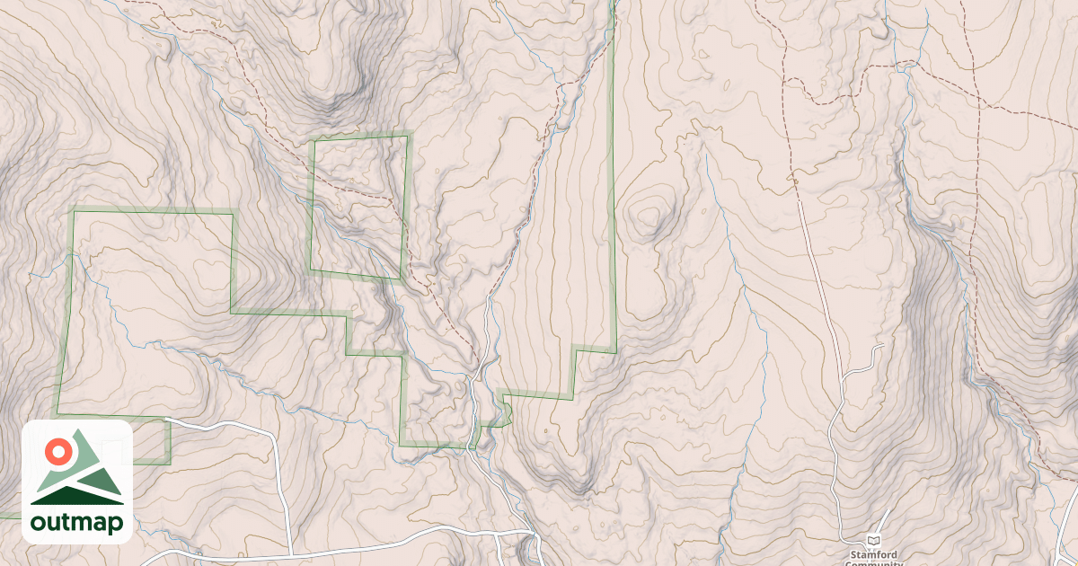 Map of ROARING BROOK