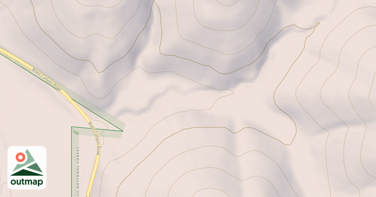 Map of BOLES CANYON BR 4H