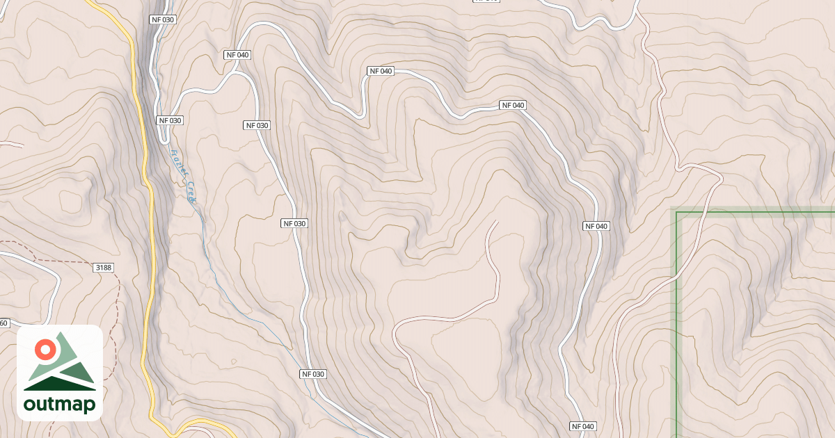 Map of USFS Motor Vehicle Use Map Roads {62C9FC95-0C7D-4989-811C-CBFF613BD786}