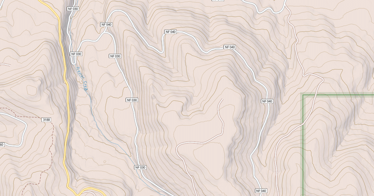 Map preview of USFS Motor Vehicle Use Map Roads {62C9FC95-0C7D-4989-811C-CBFF613BD786}