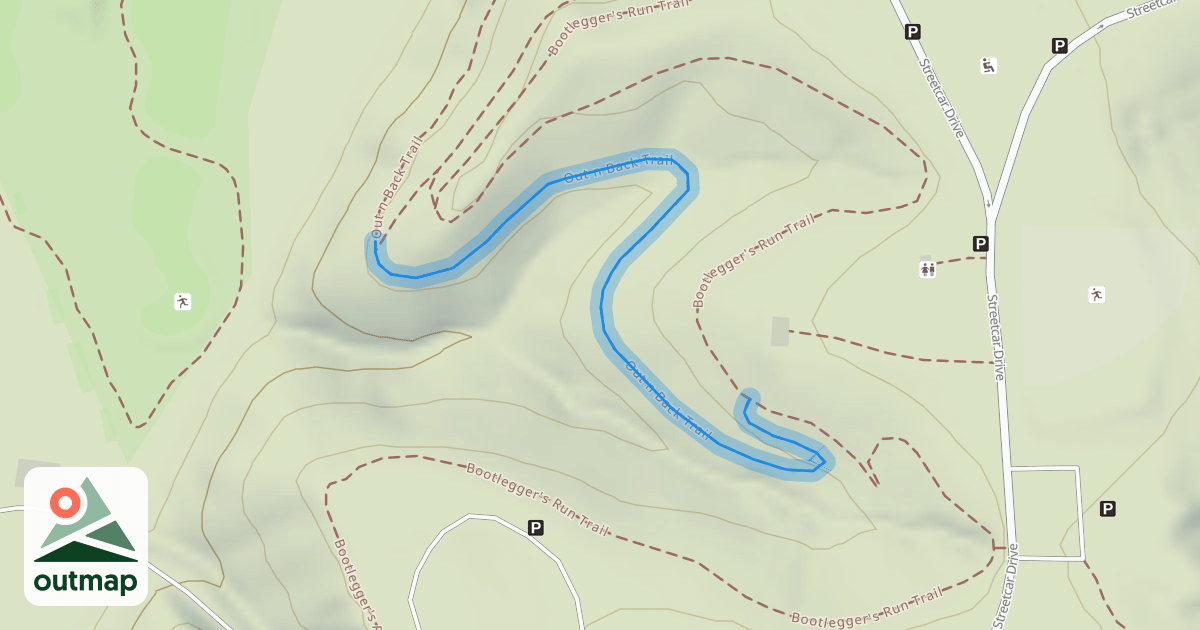 Map of Out n Back Trail