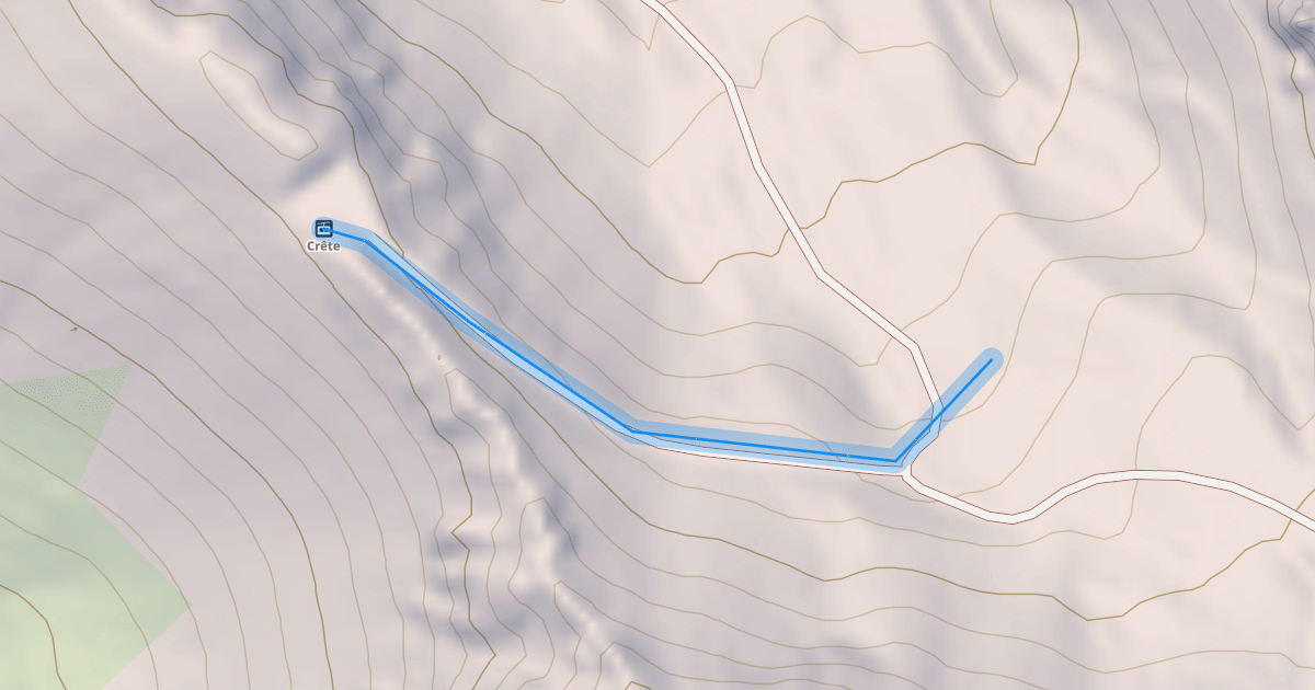 Map preview of Les Chamois