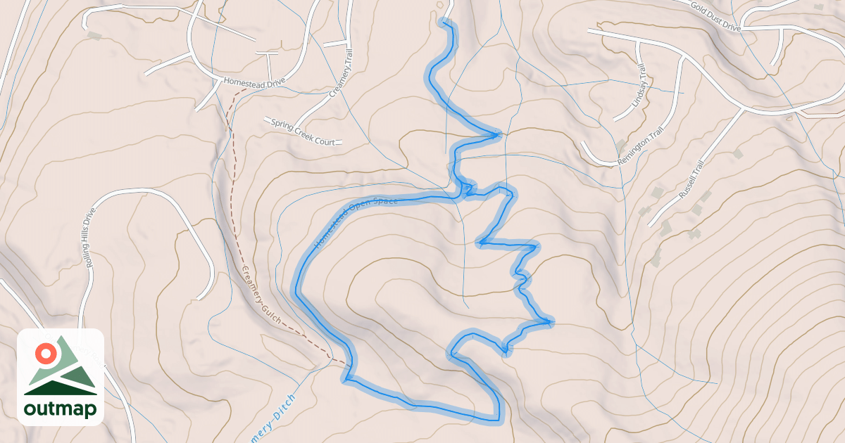 Map of Homestead Open Space
