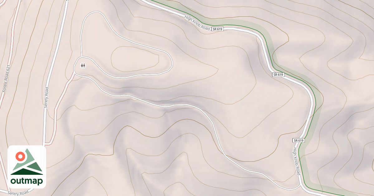 Map of HIGH KNOB PARKING