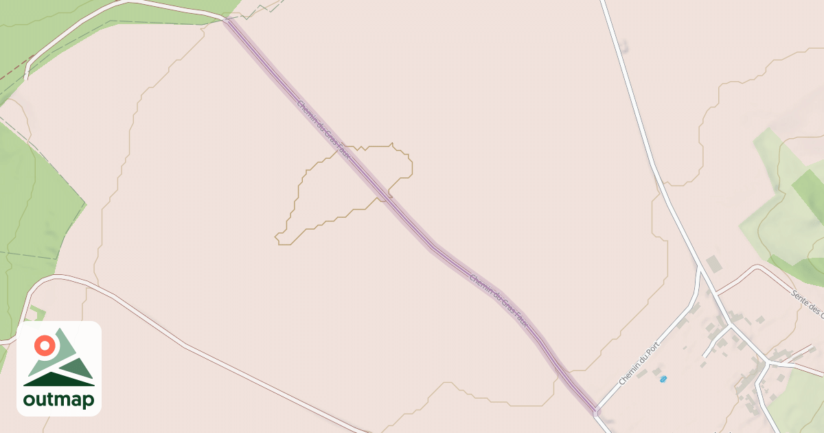 Map of Chemin du Gras Faux