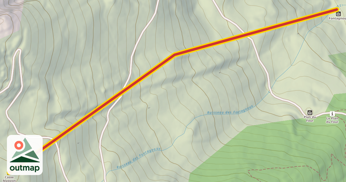 Map of Casse Massion